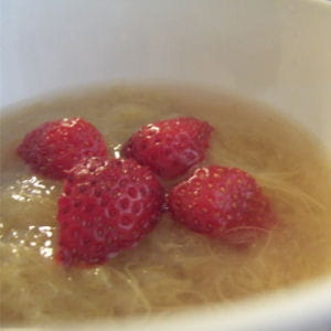 compote de rhubarbe 