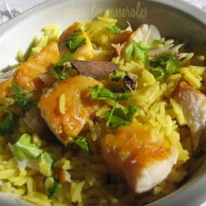 kedgeree (riz au curry et au haddock)