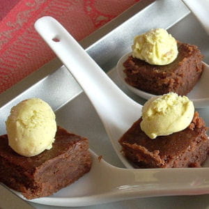 fondant marron-chocolat