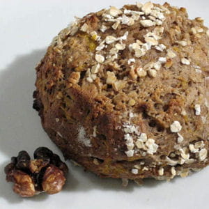 pain au potiron, marrons et noix