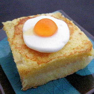 mini croque-madame choco-noisette