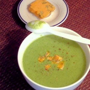 velouté de brocolis au stilton