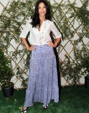 linda hardy à la garden party d'escada