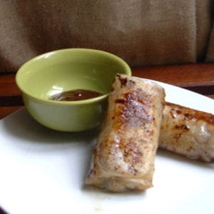 petits nems à la banane