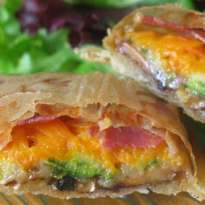 croustillant légumes et fromages