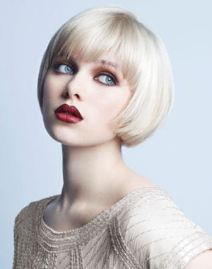 coiffure carre romantique