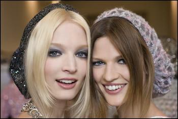 Le look maquillage du d&eacute;fil&eacute; Chanel haute couture automne/hiver 2012-13