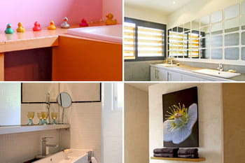 Accessoires pour une salle de bains d&eacute;co