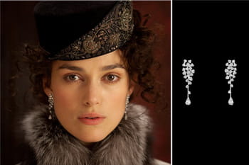Chanel Joaillerie pare Keira Knightley sur le tournage d'Anna Kar&eacute;nine