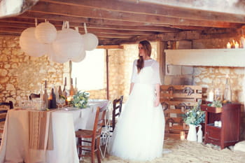 Une d&eacute;coration de mariage rustique chic