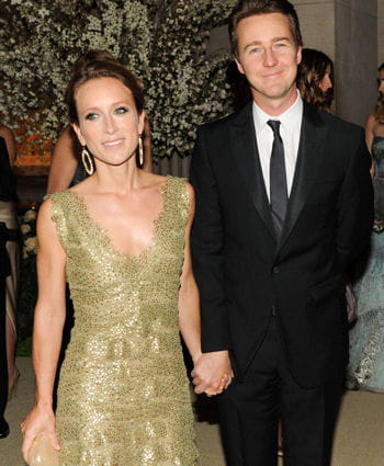Edward Norton couple