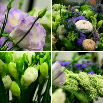 bouquet rond 'bord de mer'.