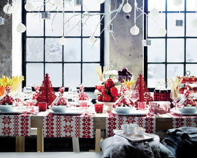 linge de table snöboll d'ikea 