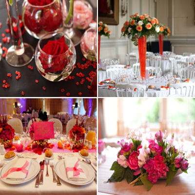 des décorations de rêve réalisées par des wedding-planners. 