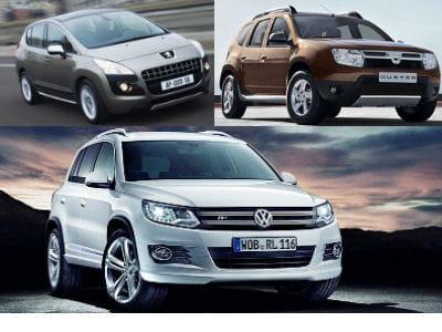 entre ces trois crossovers, lequel préférerez-vous ?