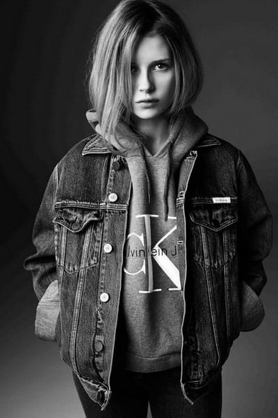 lottie moss calvin klein