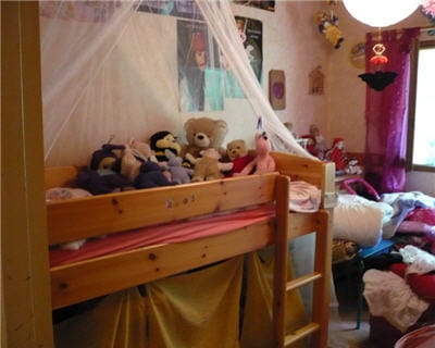 la chambre d'enfant de sophie avant les travaux