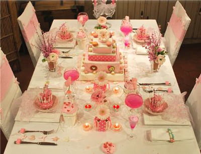 déco 'princesse rose'