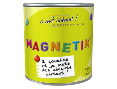 peinture 'magnétik - c'est génial' de la maison décorative chez leroy merlin
