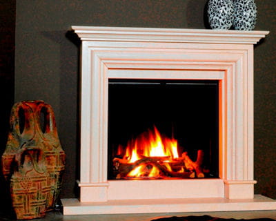 la cheminée 'luna gold' de m-design