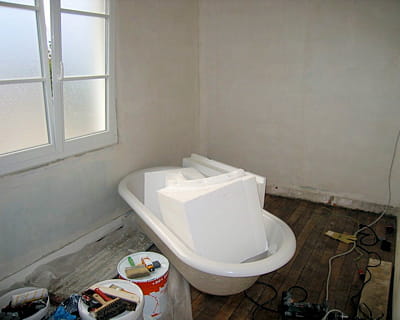 la salle de bains de virginie avant