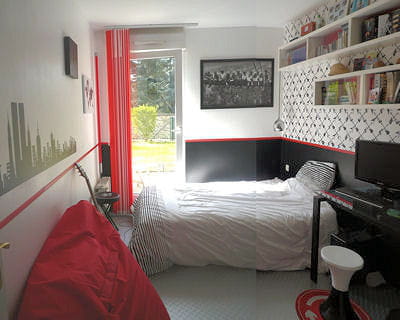 la chambre d'ado après