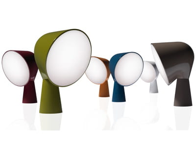 lampe à poser binic chez foscarini