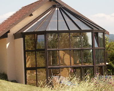 la façade en verre