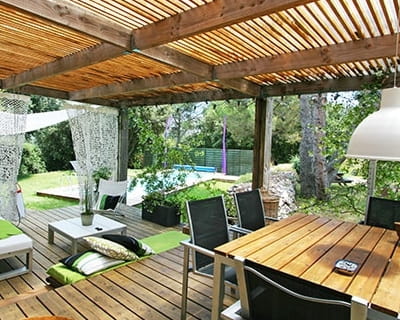 la terrasse couverte