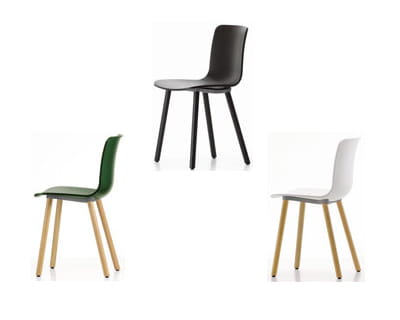 chaise hal wood de jasper morrison pour vitra