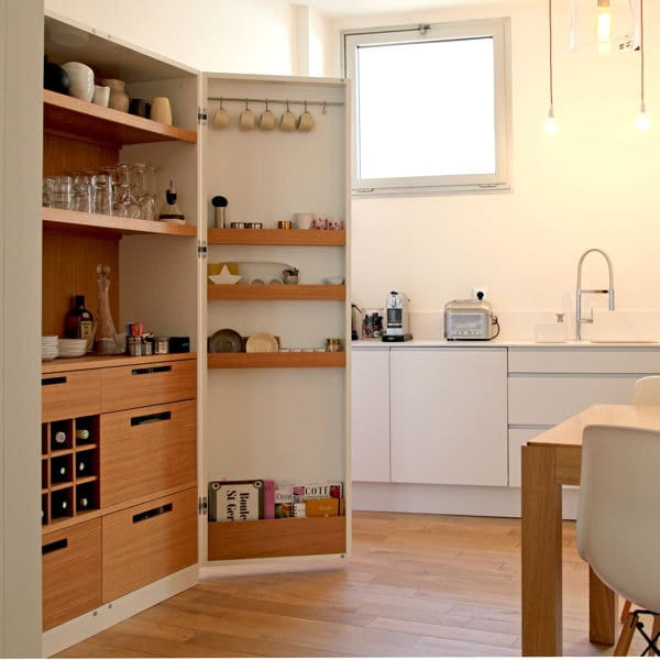 18 idées pour une petite cuisine optimisée et fonctionnelle De idées Petite cuisine armoires