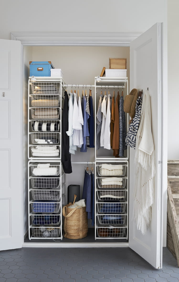 Rangement modulable Dressing IKEA 7 modèles bien pratiques