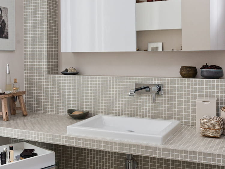 salle de bain mosaique grise ~ meilleures idées créatives pour la ... - Photo Salle De Bain Mosaique salle de bain mosaique grise ~ meilleures idées créatives pour la ... - Photo Salle De Bain Mosaique