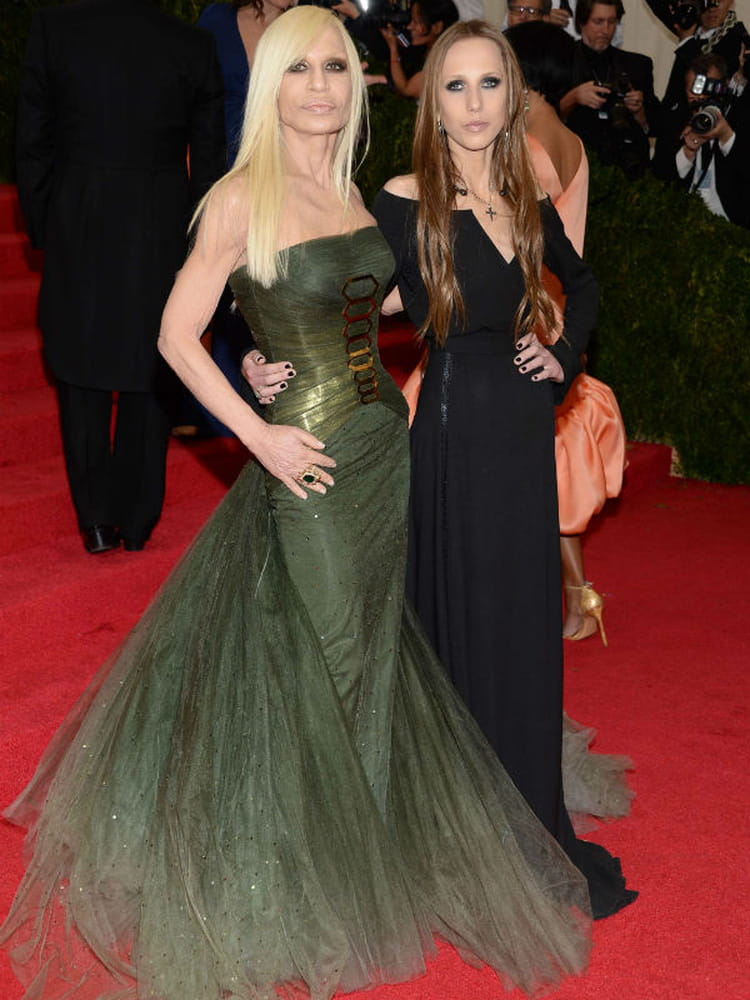 Allegra Versace couple