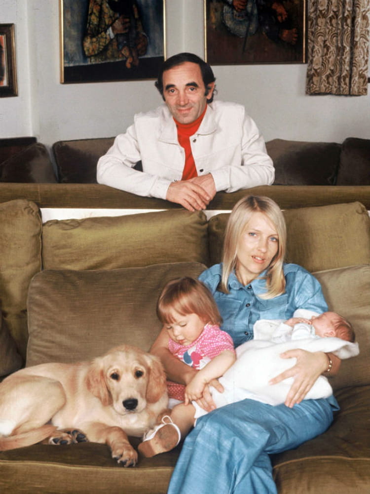 Charles Aznavour couple