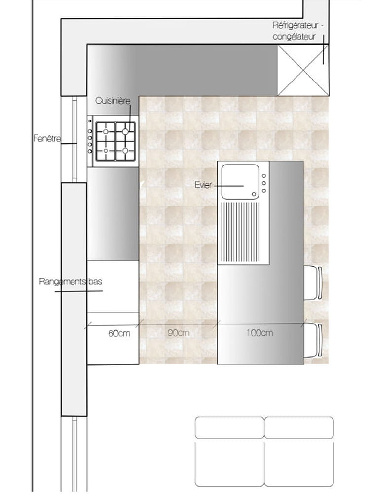 Cuisine avec îlot central 5 plans pour bien aménager sa Cuisine avec îlot central 5 plans pour bien aménager sa