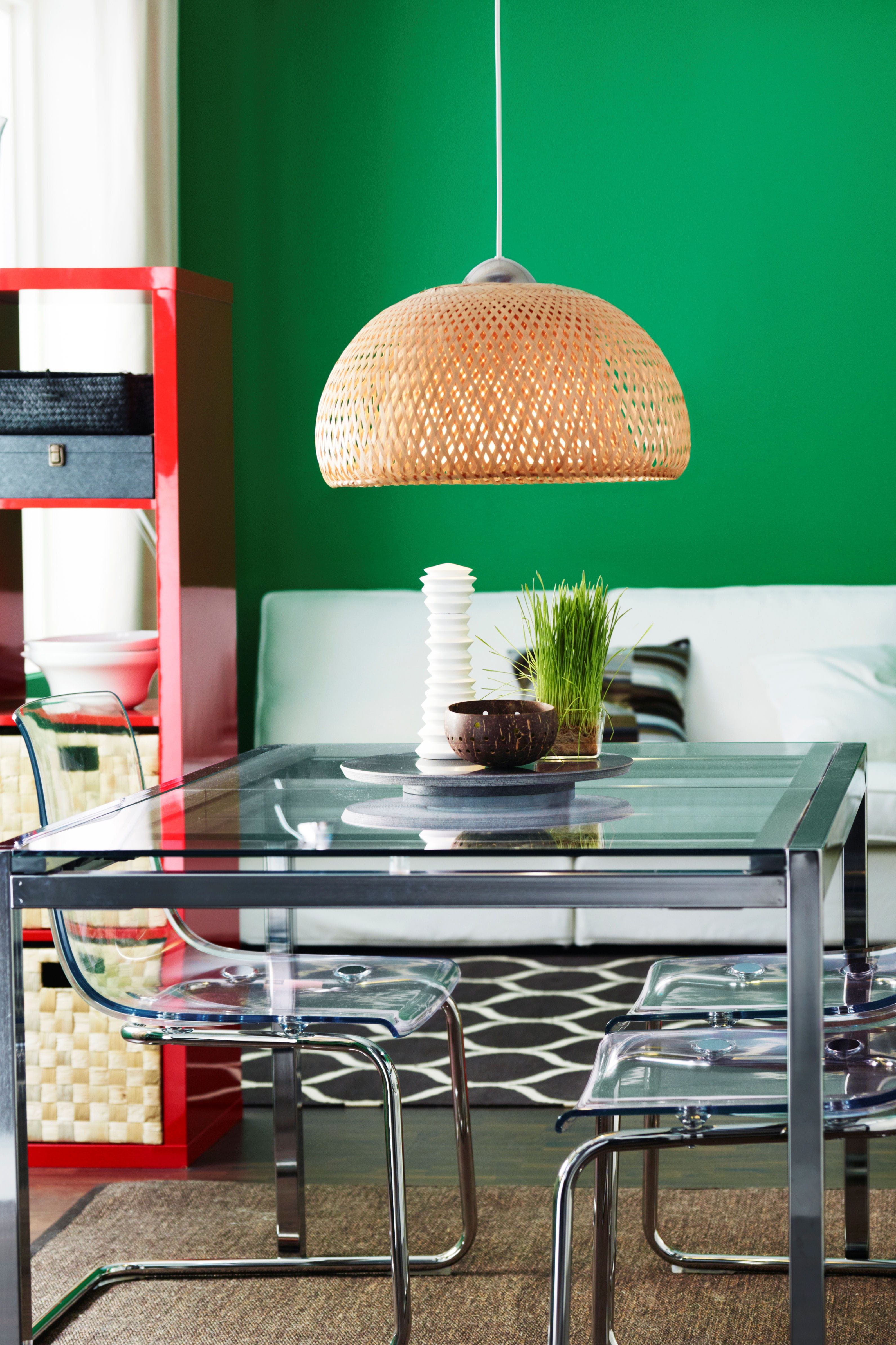 Suspension boja en bambou d'ikea