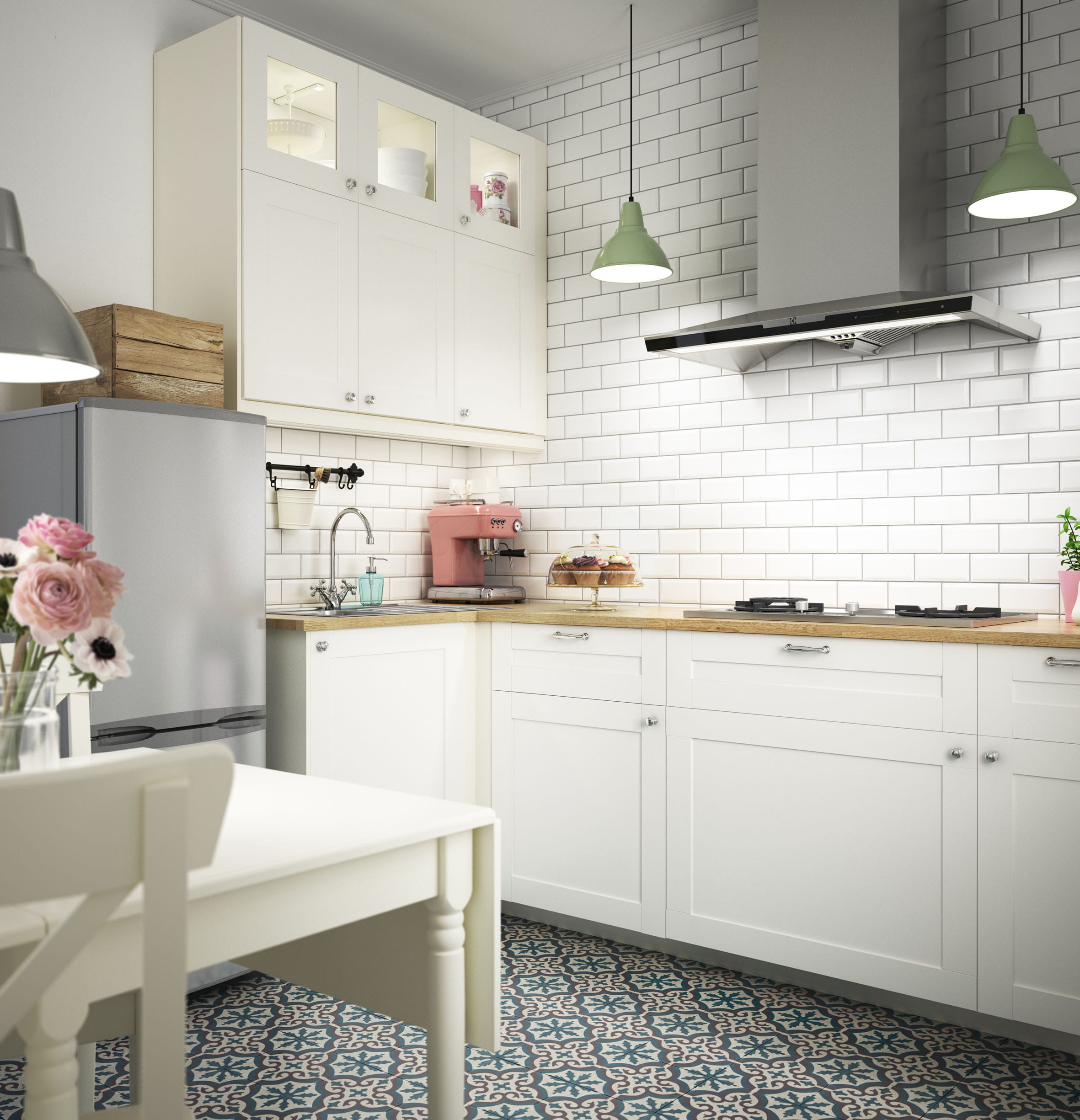 Savedal, cuisine aux notes pastel d'ikea