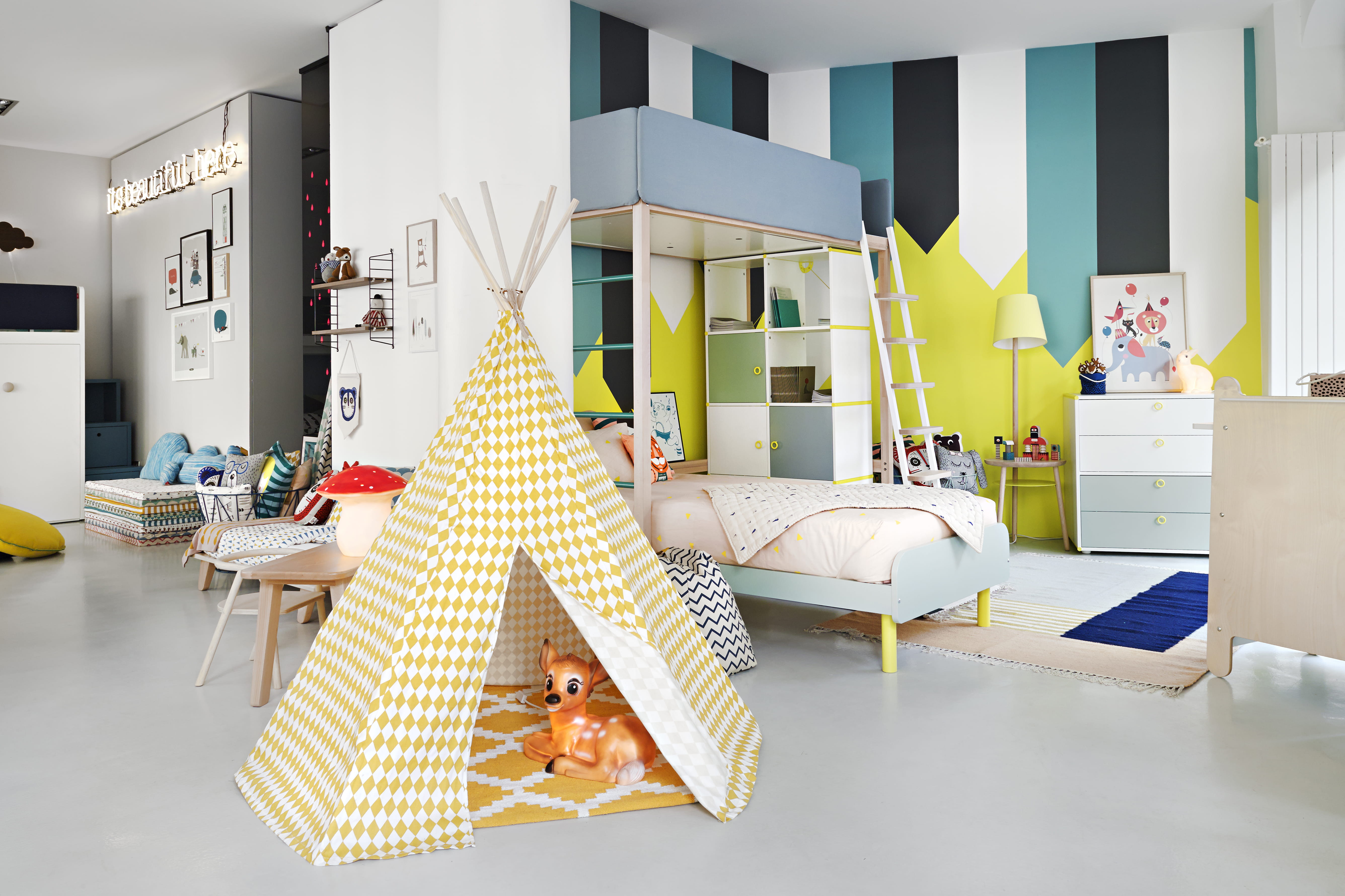 Idee deco grande chambre: décoration d&#;une chambre d&#;enfant ...