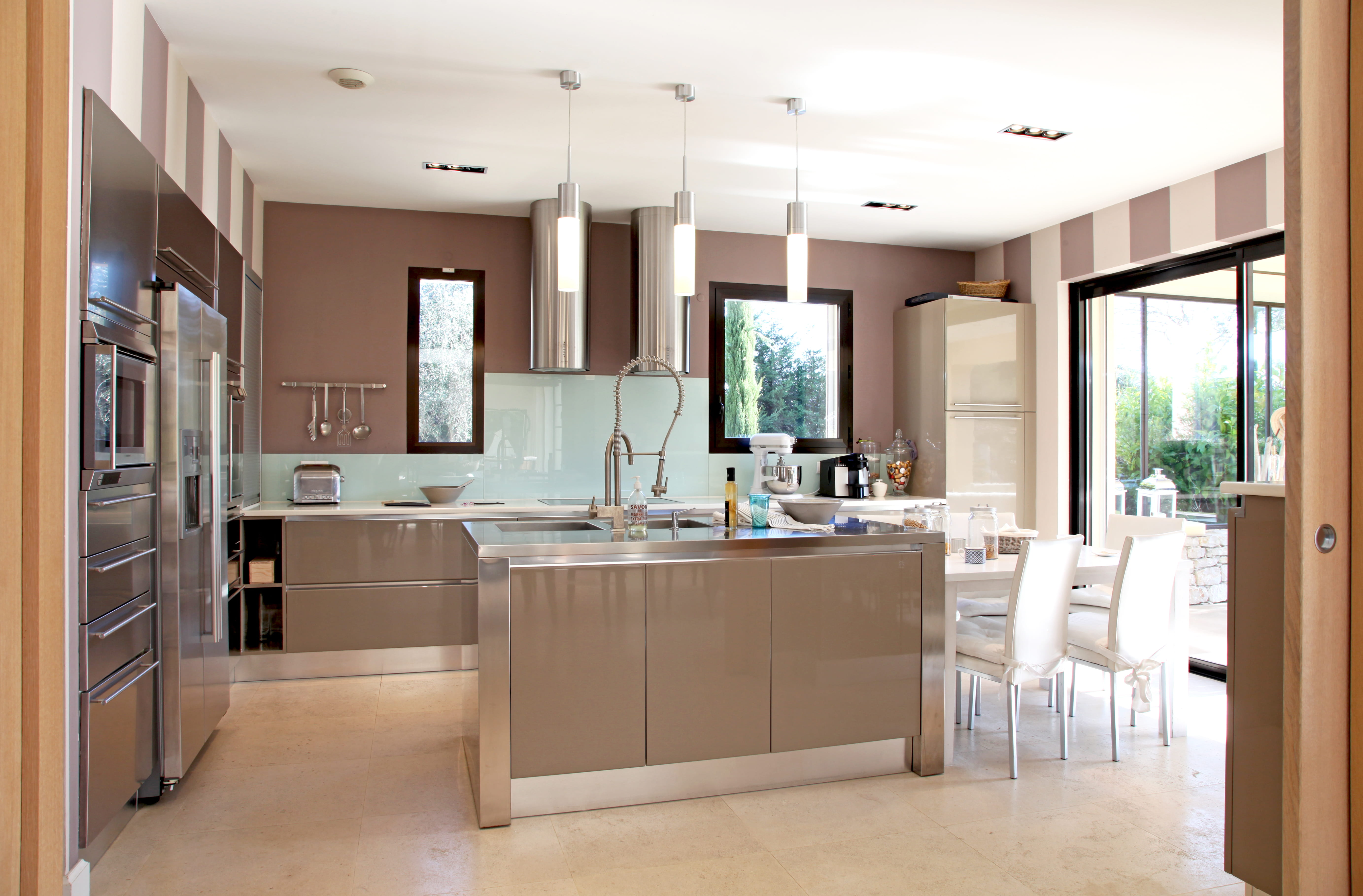 Une cuisine chic et moderne