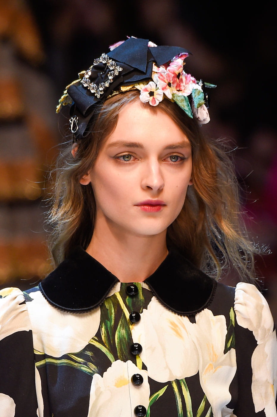 L'accessoire de cheveux romantique chez dolce & gabbana