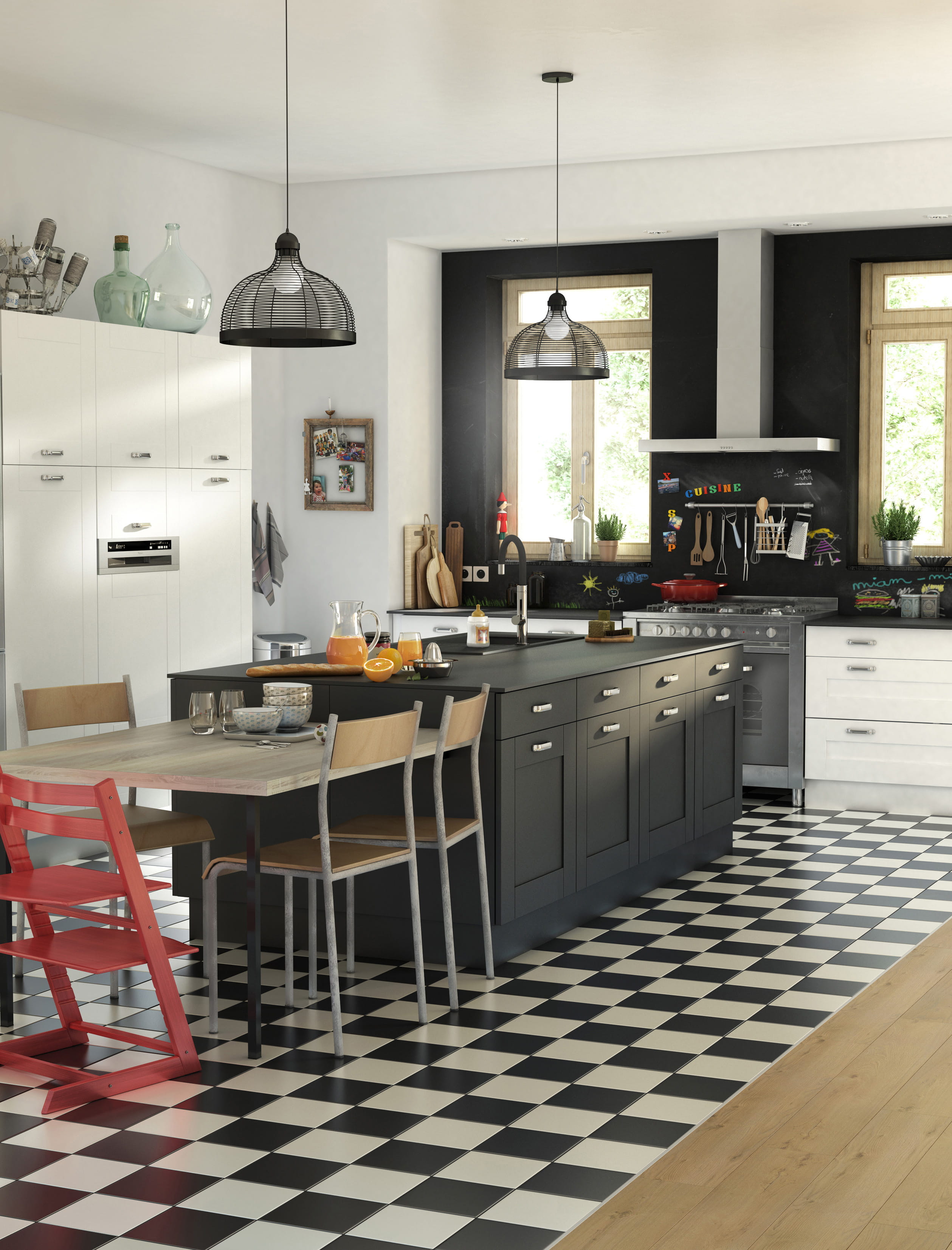 Cuisine laxarby noir ikea: metod / fÃrvara meuble pour micro combi ...