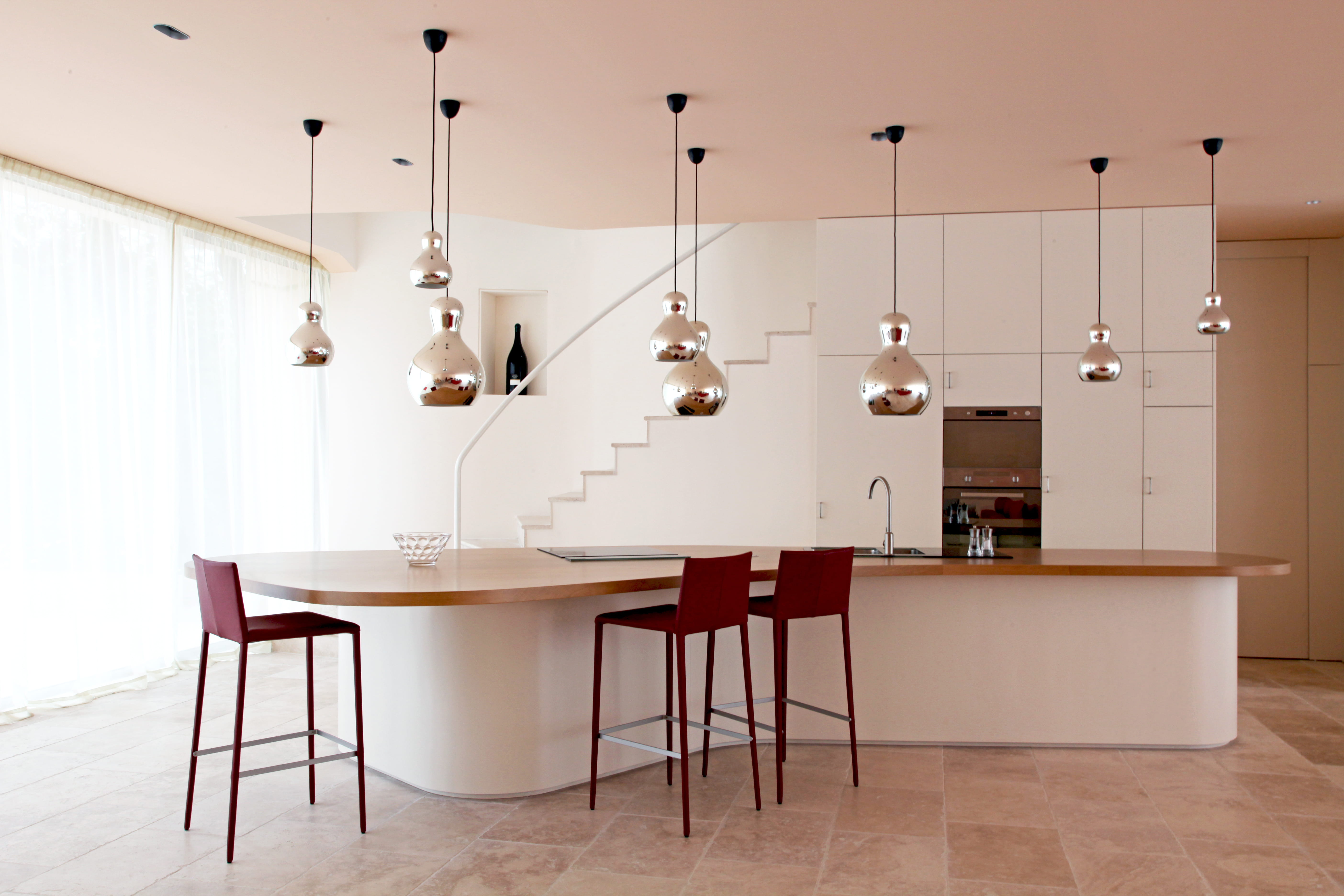 Cuisine blanche contemporaine