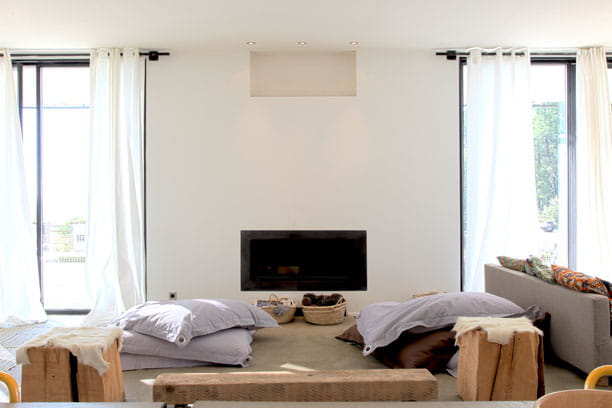 Cheminée cosy