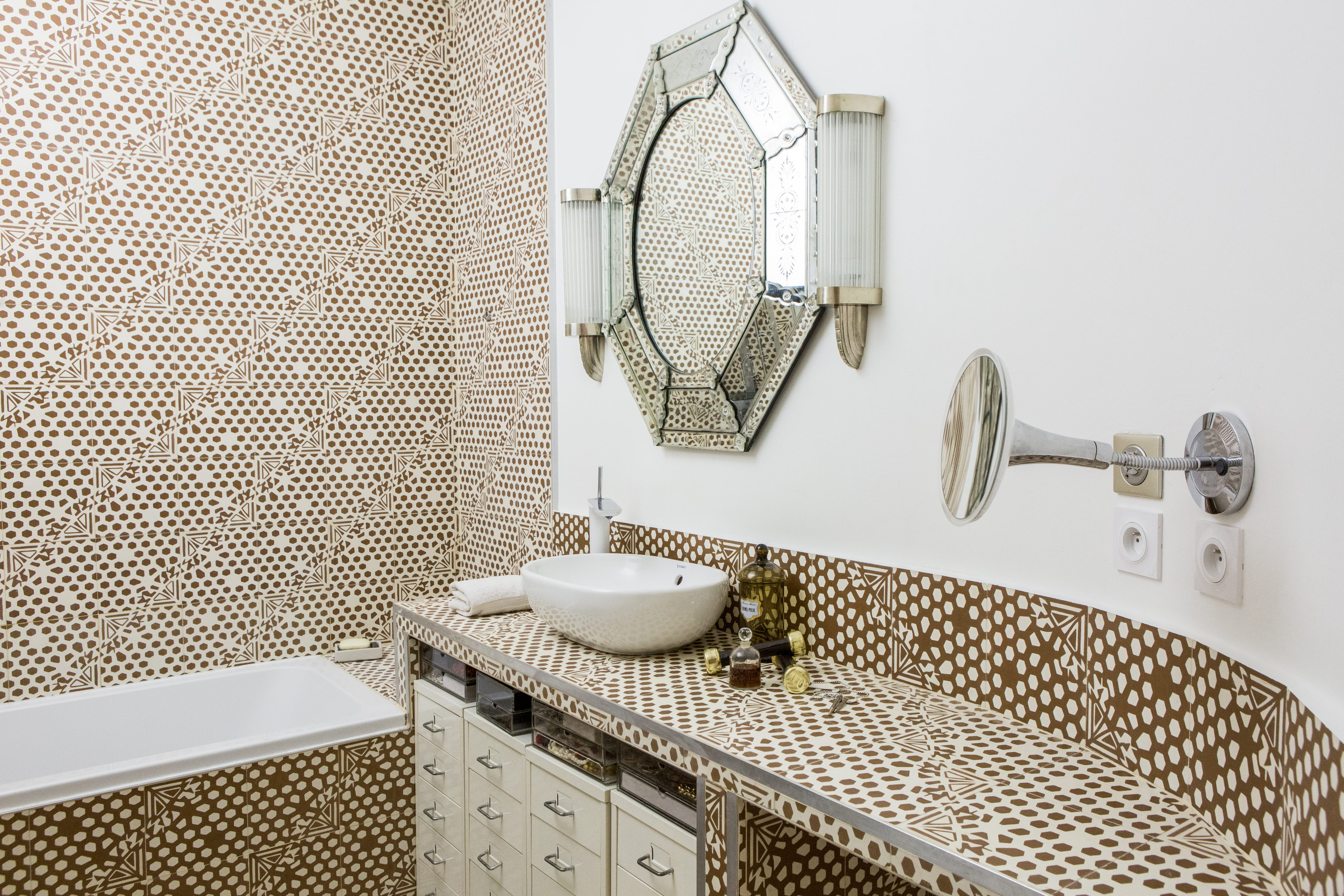 Salle de bain art déco et moderne