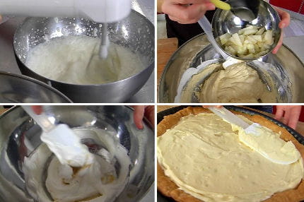 la crème chantilly permet d'aérer la crème pâtissière.