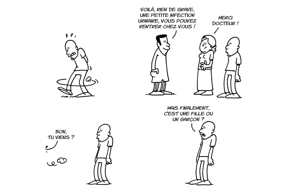 Fille ou garçon ? : Lapuss' : la grossesse paternelle en BD - Journal des Femmes