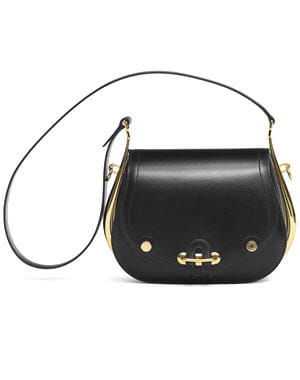 sac 'passe-guide' en veau box noir d'hermès