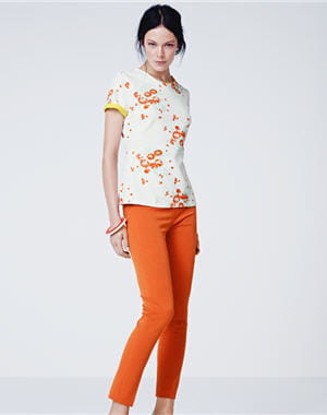 pantalon orange de h&m