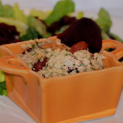 crumble de betteraves rouges au roquefort